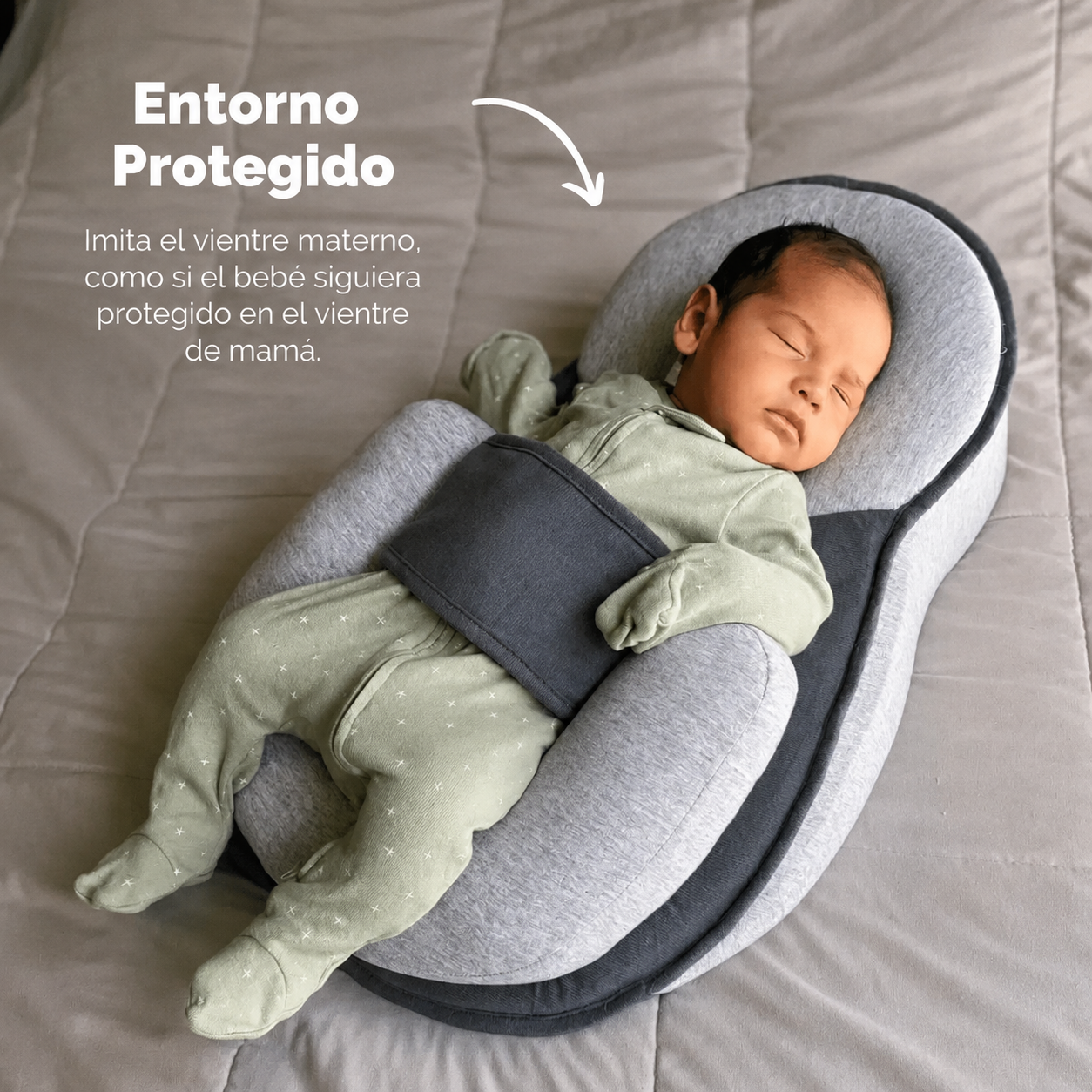 DuermeBien™ Cojín Antirreflujo para Bebé!
