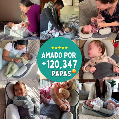DuermeBien™ Cojín Antirreflujo para Bebé!